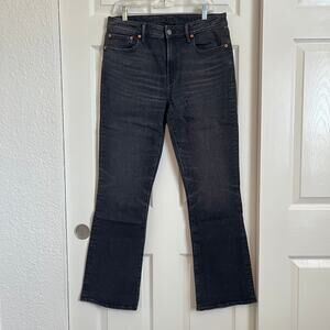 NWOT American Eagle Slim Boot Cut EasyFlex Jean Mens 32x32 Black/Gray Stone Wash